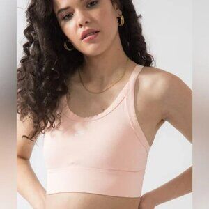 Nike Air Swoosh Medium-Support Coral Sports Bra